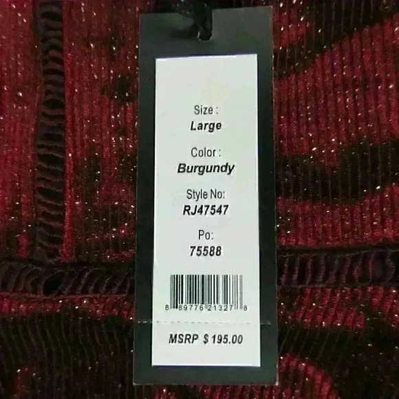 NWT $195 Romeo+Juliet Couture Women L Velvet Dress - Picture 4 of 8